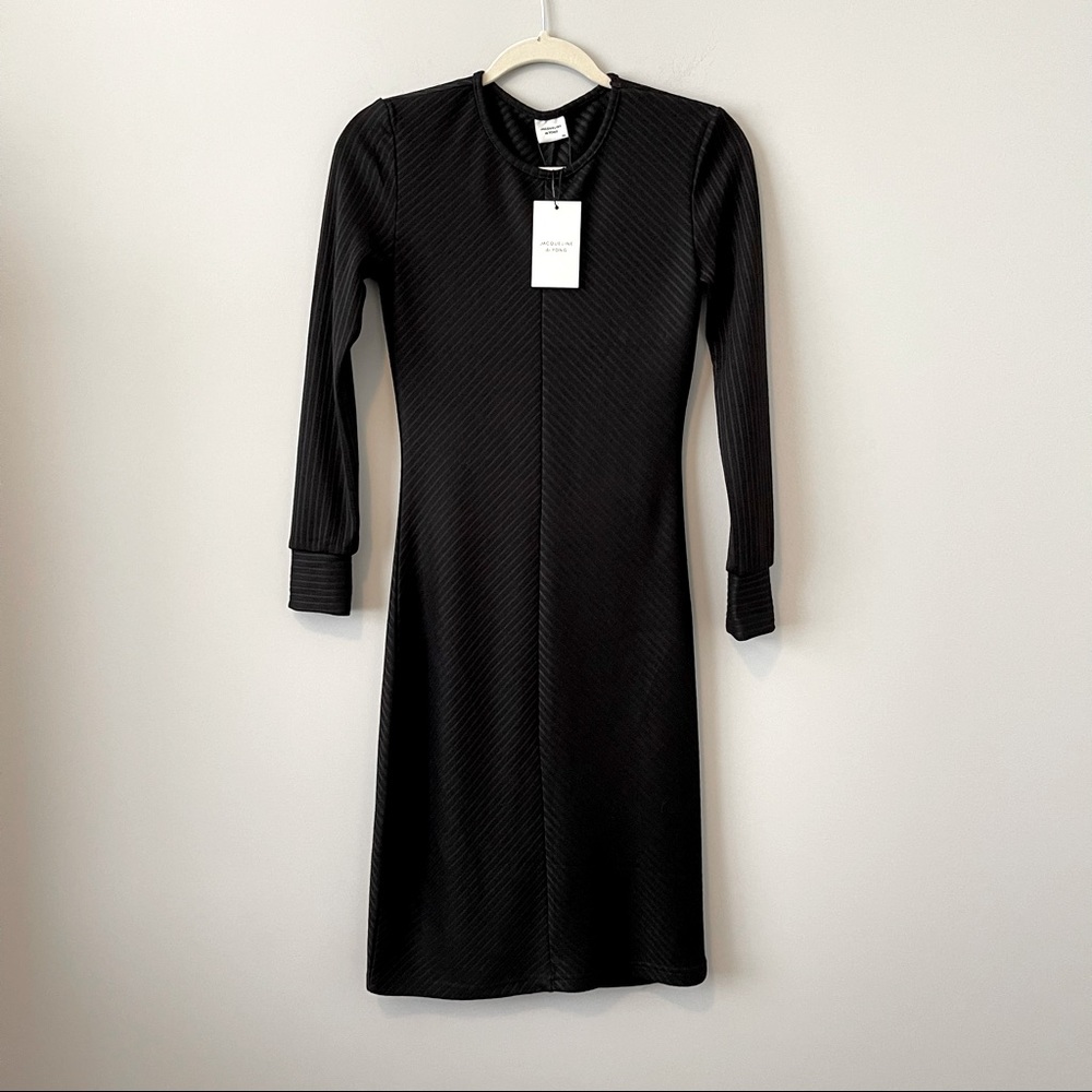 JACQUELINE de YONG Black Long Sleeve Dress Size XS